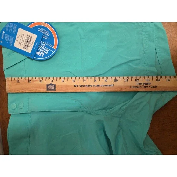 Columbia PFG Shorts Women’s Size 16 Omni Shade UPF 50 Turquoise NWT - Picture 5 of 9